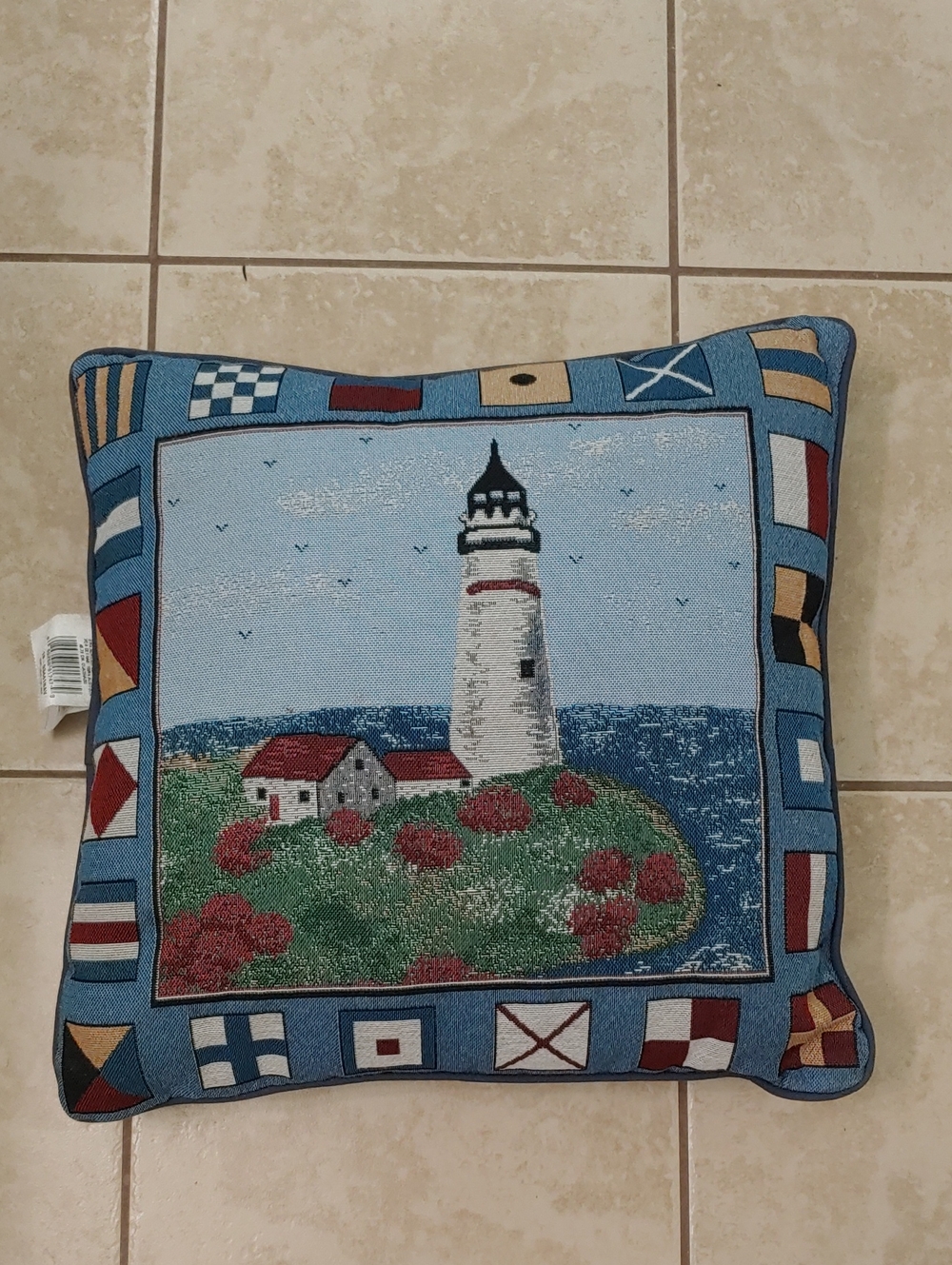 Vintage Lighthouse Tapestry Pillow Arlee Home Fashions Light The Way Throw